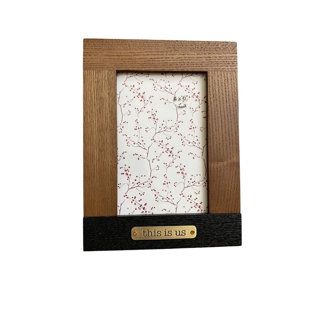 'this is us' 4 X 6 Threshold Photo Frame NEW